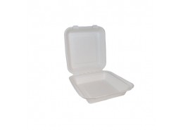 Bagasse 3 Compartment Box 9"